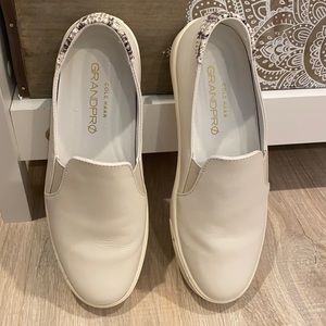 Cole Haan Slip-On Sneakers Ivory /Snake Print